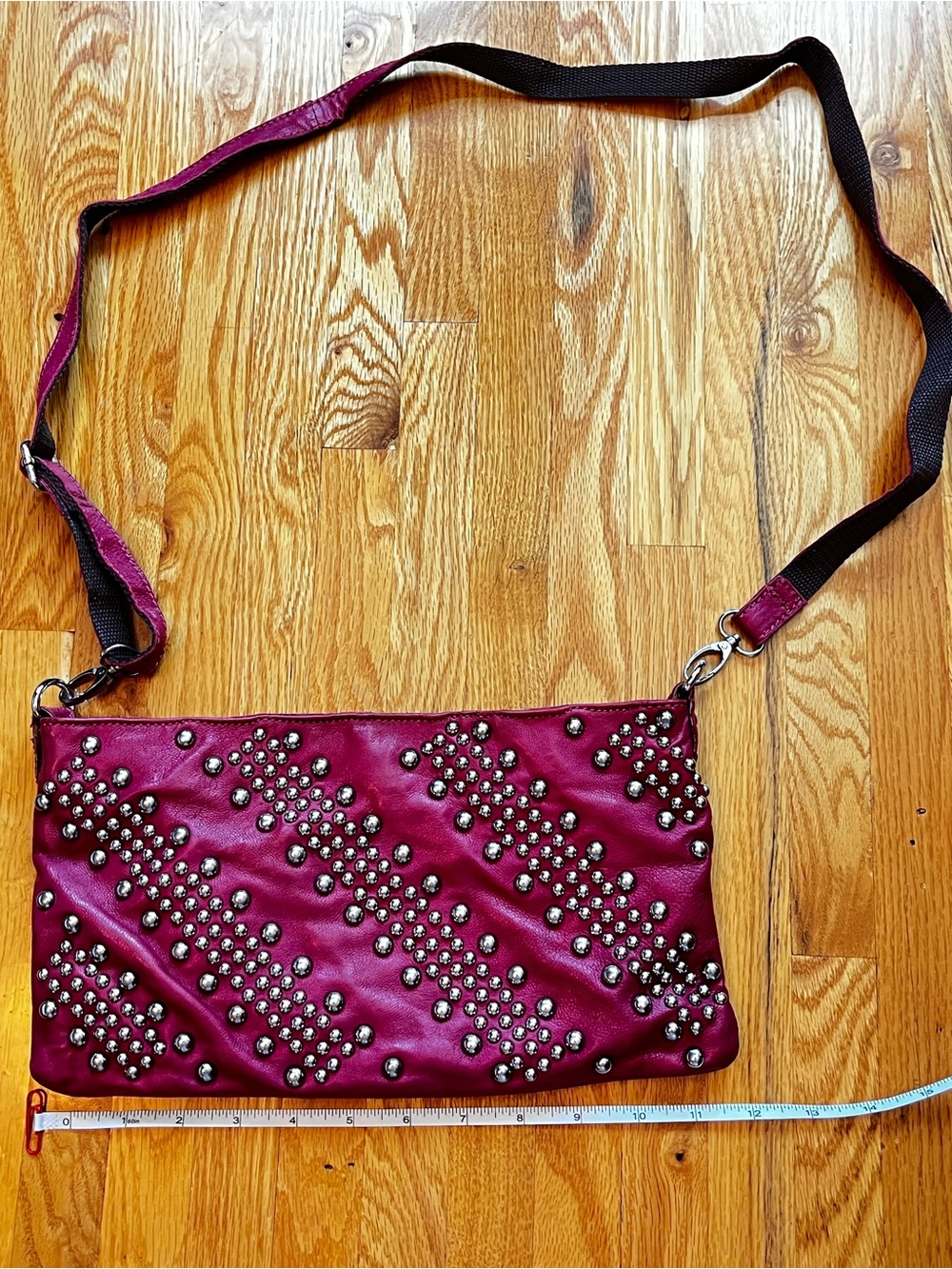 Leather Crossbody Bag with Adjustable Strap